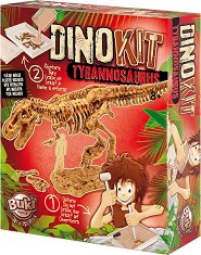 Открий и сглоби скелет на динозавър - Тиранозавър - Детски образователен комплект от серията "DinoKit" - образователен комплект