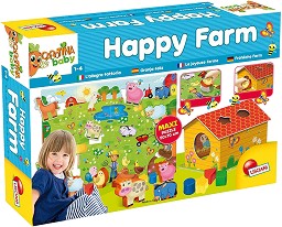 Веселата ферма - Образователна играчка от серията "Carotina Baby" - играчка