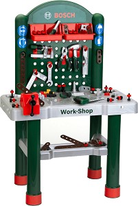 Детска работилница с инструменти - Bosch - Комплект играчки от серията "Bosch-mini" - играчка