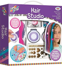 Студио за модни прически Galt Hair Studio - Комплект с аксесоари за коса - детски аксесоар