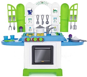 Детска кухня - Natali 3 - Детски комплект за игра с аксесоари - играчка