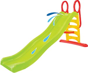 Детска пързалка с приставка за вода Mochtoys - С размери 205 / 110 / 84 cm - играчка