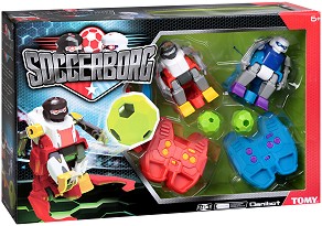Футбол с роботи - Soccerborg - Детски комплект за игра с дистанционно управление - играчка