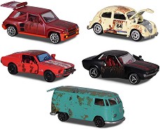 5 метални колички Majorette Vintage Rusty - играчка