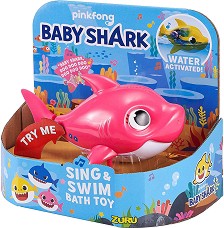 Плуваща мама акула - Детска играчка със звукови ефекти от серията "Baby Shark" - играчка