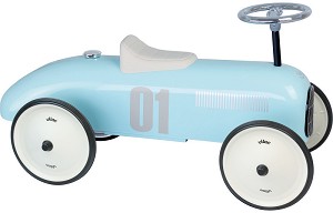 Метален ретро автомобил - Винтидж - Детска играчка за яздене - количка