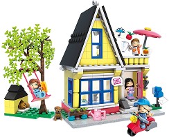 Къща за почивка - Детски конструктор от серията "Wonder Builders" - играчка