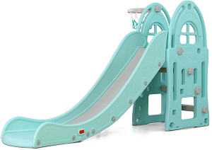 Детска пързалка с регулируем улей Moni Alegra - С размери 185 / 70 / 98 cm - играчка