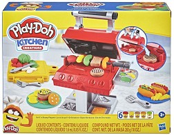 Направи сам - Барбекю - Творчески комплект с моделин от серията "Play-Doh: Kitchen" - творчески комплект