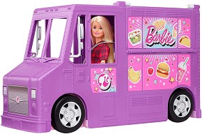 Барби - Камион за храна - Комплект играчки от серията "Barbie" - играчка