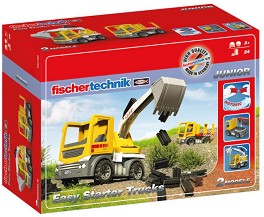 Сглоби сам строителен камион Fischertechnik - От серията Junior - играчка