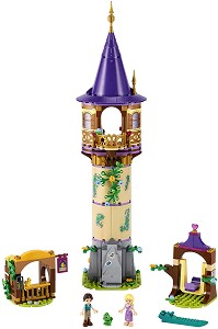 LEGO: Принцесите на Дисни - Кулата на Рапунцел - Детски конструктор - играчка