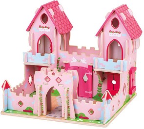 Приказен замък - Дървена играчка - играчка