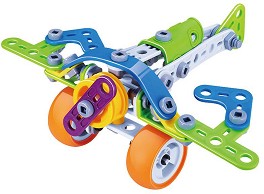Детски конструктор - Самолет - Комплект от 73 елемента от серията "Build and Play" - играчка