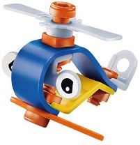 Детски конструктор - Хеликоптер - Комплект от 14 елемента от серията "Build and Play" - играчка