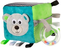 Активно кубче - Bears - Мека бебешка играчка за колички, легла и столчета за кола - играчка