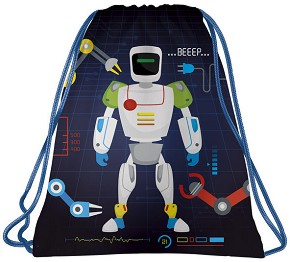 Спортна торба Derform - От серията Robot - детски аксесоар
