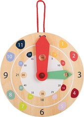 Уча се да разпознавам времето - Дървена образователна играчка от серията "Play and Learn" - играчка