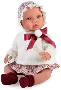 Кукла бебе - Лея - С височина 46 cm - кукла
