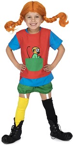 Парти костюм - Пипи - От серията "Пипи Дългото Чорапче" - продукт