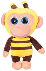 Маймунка в костюмче на пчеличка - Детска плюшена играчка от серията "Wonder Park" - играчка