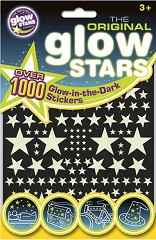 Фосфоресциращи звезди - Комплект от 1000 броя - играчка