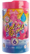 Color Reveal - Party - Кукла изненада със сменящ се цвят от серията "Barbie" - кукла
