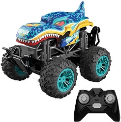Steam Monster - Dinosaur - Кола с дистанционно управление, светлинни, звукови и димни ефекти - играчка