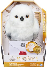 Вълшебна сова Хедуиг - Интерактивна играчка в комплект с покана за Хогуортс от серията "Хари Потър" - играчка