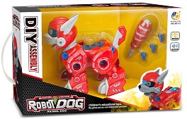 Сглобяем робот - Куче - Детска играчка със светлинни и звукови ефекти - играчка