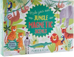 Джунгла - Детски комплект за игра с магнити - играчка