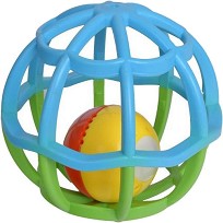 Дрънкалка - Топка - Детска играчка за пълзене със звукови и светлинни ефекти - играчка
