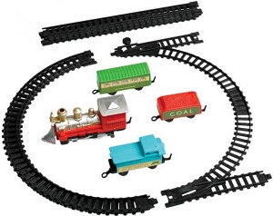 Ретро влак с релси - Комплект за игра  - играчка