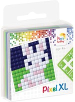 Мозайка с пиксели - Pixelhobby Зайче - Творчески комплект - творчески комплект