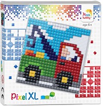 Мозайка с пиксели - Pixelhobby Камион с кран - Творчески комплект - творчески комплект