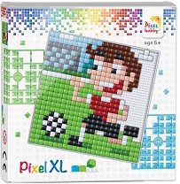 Мозайка с пиксели - Pixelhobby Футболист - Творчески комплект - творчески комплект