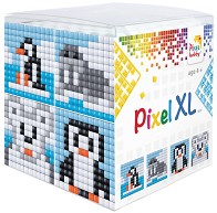 Мозайка с пиксели - Pixelhobby Полярни животни - Творчески комплект - творчески комплект