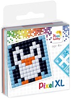 Мозайка с пиксели - Pixelhobby Пингвинче - Творчески комплект - творчески комплект