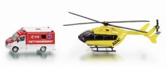 Линейка и хеликоптер - Метални играчки от серията "Super: Emergency rescue" - играчка