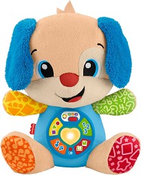 Интерактивно образователно кученце момче - Fisher Price - Със светлина и звук на български език - играчка