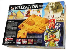 Направи сам макет-моливник - Пирамиди - Творчески комплект от серията Цивилизации - играчка