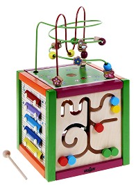 Цветен куб - Образователна играчка - играчка