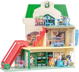 Супермаркет с фигурка Блуи - Moose Toys - Със звук, на тема Блуи - играчка