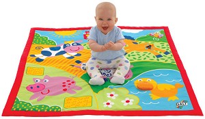 Меко килимче за игра - Животни от фермата - играчка