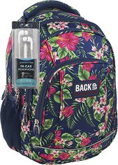 Ученическа раница - Back Up: A 12 - Комплект със слушалки - раница
