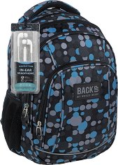 Ученическа раница - Back Up: A 16 - Комплект със слушалки - раница